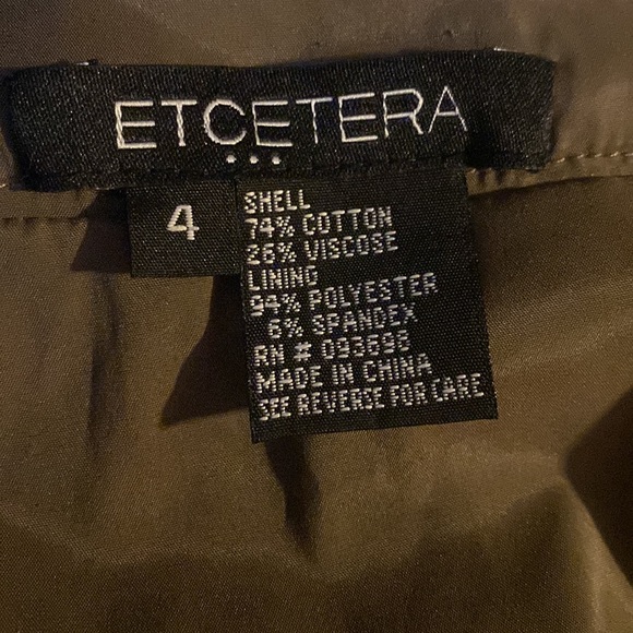 Etcetera Luxury Pencil Skirt Size 4 - Picture 3 of 6
